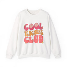 Load image into Gallery viewer, Cool Teachers Club Sweatshirt - Fun Teacher Apparel, Gift for Educators, Teacher Appreciation, School Spirit Wear, Cozy Unisex Crewneck

