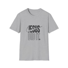 Load image into Gallery viewer, Jesus Did It Unisex Softstyle T-Shirt, Faith-Based Tee, Christian Apparel, Inspirational Gift, Casual Wear
