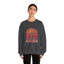 Load image into Gallery viewer, Experience is the Best Teacher Crewneck Sweatshirt, Teacher Gift, Cozy Layer, Inspirational Clothing, Educational Apparel
