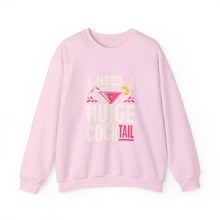Load image into Gallery viewer, Cocktail Vibes Sweatshirt - I Need a Huge Cocktail, Funny Top, Gift for Friends, Party Wear, Drink Lover Apparel
