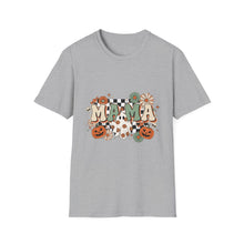 Load image into Gallery viewer, Fall Themed Mama T-Shirt, Halloween Shirt, Unisex Tee, Gift for Mom, Autumn Fashion
