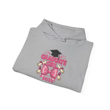 Load image into Gallery viewer, Graduate Girl 2025 Hooded Sweatshirt, Unisex Graduation Gift, Cute Hoodie for Graduates, Cozy Sweatshirt for Celebrations, Graduation [...]

