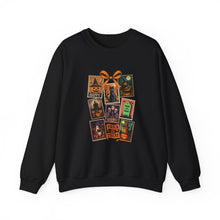 Load image into Gallery viewer, Halloween Pumpkin Sweatshirt, Cozy Fall Crewneck, Unisex Sweatshirt, Seasonal Fashion, Trick or Treat Top, Halloween Gift
