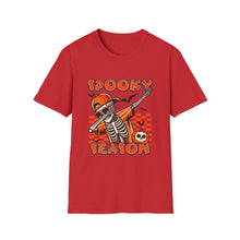 Load image into Gallery viewer, Halloween Skeleton T-Shirt, Spooky Season Tee, Unisex Softstyle Shirt, Fall Fashion, Halloween Costume Top
