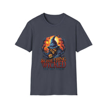 Load image into Gallery viewer, Something Wicked This Way Comes Unisex Softstyle T-Shirt, Halloween Shirt, Witch Tee, Fall Shirt, Casual Graphic Tee
