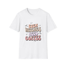 Load image into Gallery viewer, Unisex Coffee Lover T-Shirt - "Even Witches Need Coffee" - Perfect Gift for Halloween, Witchy Vibes, Casual Wear, Coffee Enthusiasts, [...]

