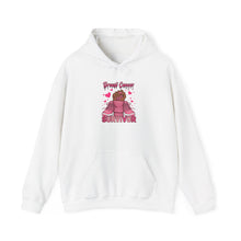 Load image into Gallery viewer, Breast Cancer Survivor Hoodie, Empowerment Sweatshirt, Supportive Gift, Unisex Hooded Sweatshirt, Cancer Awareness Apparel

