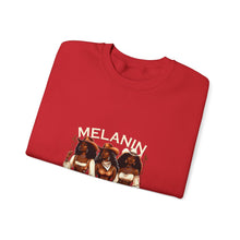 Load image into Gallery viewer, Melanin Magic Sweatshirt - Celebrating Diversity, Perfect Gift for Friends, Cozy Layer, Unisex Fashion, Fall/Winter Wear
