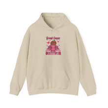 Load image into Gallery viewer, Breast Cancer Survivor Hoodie, Empowerment Sweatshirt, Supportive Gift, Unisex Hooded Sweatshirt, Cancer Awareness Apparel
