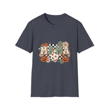 Load image into Gallery viewer, Fall Themed Mama T-Shirt, Halloween Shirt, Unisex Tee, Gift for Mom, Autumn Fashion

