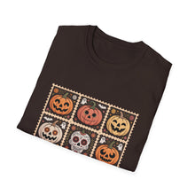 Load image into Gallery viewer, Halloween Pumpkin Patch T-Shirt | Unisex Softstyle Tee, Spooky Season Apparel, Fall Festival Shirt, Trick or Treat Outfit, Halloween Gift
