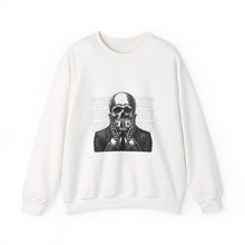 Load image into Gallery viewer, Stylish Unisex Crewneck Sweatshirt with Skull Design, Casual Wear, Graphic Pullover, Streetwear, Gift for Skaters, Halloween
