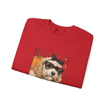 Load image into Gallery viewer, Fall Ready Dog Lover Sweatshirt, Cute Pet Apparel, Halloween Crewneck, Cozy Graphic Sweatshirt, Gift for Dog Parents, Unisex Dog Sweatshirt
