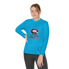 Load image into Gallery viewer, Christmas Kids Long Sleeve Tee, Just A Girl Who Loves Holiday Shirt, Children's Gift, Festive Youth Top, Winter Apparel
