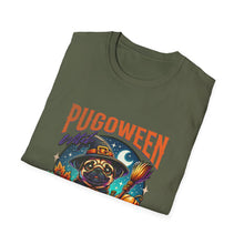 Load image into Gallery viewer, Funny Quote Halloween Pug Unisex Softstyle T-Shirt, Cute Pug Tee, Halloween Dog Shirt, Funny Halloween Quote Top, Pug Lover Gift
