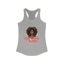 Load image into Gallery viewer, Tank Top, Gods Favorite Baddie, African American Woman, Black Princess, Black History, Self Love, Women's Racerback Tank
