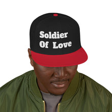 Load image into Gallery viewer, Embroidered Snapback Hat, Funny Quotes Soldier Of Love Cap, Adjustable Baseball Cap, Hip Hop Hat, Streetwear Accessories
