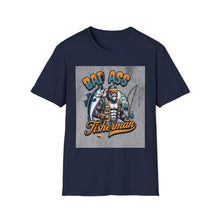 Load image into Gallery viewer, Bad Ass Fisherman Unisex T-Shirt, Fishing Gift, Casual Tee, Funny Shirt for Anglers, Outdoor Apparel, Best Fisherman Shirt
