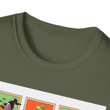Load image into Gallery viewer, Halloween Themed T-Shirt, Unisex Softstyle Tee for Fall, Trick or Treat Shirt, Spooky Casual Wear, Halloween Party Apparel

