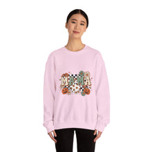Load image into Gallery viewer, Fall Vibes Mama Sweatshirt, Cozy Crewneck for Moms, Halloween Gift, Seasonal Apparel, Autumn Fashion
