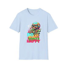 Load image into Gallery viewer, Funny Skull Quotes Unisex Softstyle T-Shirt, Do what makes you Happy, Graphic Tee, Sarcastic Shirt, Gift for Skull Lovers, Halloween Shirt
