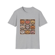 Load image into Gallery viewer, Halloween Pumpkin Patch T-Shirt | Unisex Softstyle Tee, Spooky Season Apparel, Fall Festival Shirt, Trick or Treat Outfit, Halloween Gift
