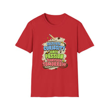 Load image into Gallery viewer, Curiosity &amp; Passion T-Shirt, Unisex Softstyle Tee, Inspirational Gift, Motivational Shirt, Education Apparel, Youth Empowerment
