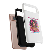 Load image into Gallery viewer, Inspirational Phone Case, Pray Wait Trust God Has a Plan, Spiritual Gift, Motivational Decor, Faith-Based Accessory
