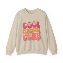 Load image into Gallery viewer, Cool Teachers Club Sweatshirt - Fun Teacher Apparel, Gift for Educators, Teacher Appreciation, School Spirit Wear, Cozy Unisex Crewneck
