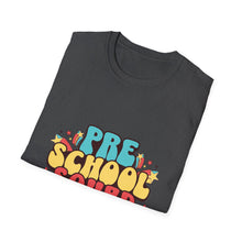 Load image into Gallery viewer, Playful Preschool Squad T-Shirt, Unisex Graphic Tee for Kids, Fun Birthday Gift, Back to School Apparel, Cute Family Outfit
