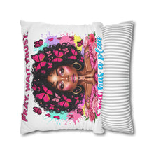 Load image into Gallery viewer, Prayer-Inspired Decorative Pillowcase, Butterfly Decor, Affirmation Cushion Cover, Faith Gift, Home Decor
