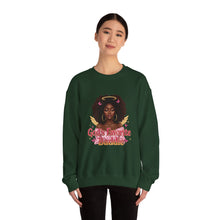 Load image into Gallery viewer, Black History African American Woman Gods Favorite Baddie Sweatshirt, Black Princess Self Love Crewneck Pullover, Unisex Heavy Blend Jumper,
