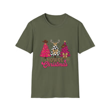 Load image into Gallery viewer, Howdy Christmas Unisex T-Shirt - Festive Apparel for Holiday Cheer, Christmas Gift, Family Gathering, Fun Party Shirt, Casual Wear
