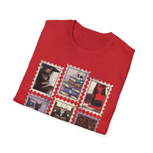 Load image into Gallery viewer, Literary Cat Lover T-Shirt, Fun Gift for Book Lovers, Cozy Reading Tee, Perfect for Birthdays, Cat-Themed Casual Wear
