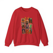 Load image into Gallery viewer, Halloween Pumpkin Sweatshirt, Cozy Fall Crewneck, Unisex Sweatshirt, Seasonal Fashion, Trick or Treat Top, Halloween Gift
