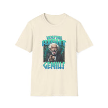 Load image into Gallery viewer, Genius Quote T-Shirt, Unisex Softstyle Tee, Fun Gift for Nerds, Motivational Shirt, Perfect for Birthdays, Casual Wear, Geeky Humor
