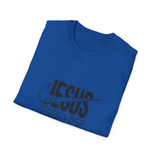 Load image into Gallery viewer, Jesus Did It Unisex Softstyle T-Shirt, Faith-Based Tee, Christian Apparel, Inspirational Gift, Casual Wear
