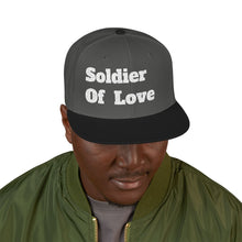 Load image into Gallery viewer, Embroidered Snapback Hat, Funny Quotes Soldier Of Love Cap, Adjustable Baseball Cap, Hip Hop Hat, Streetwear Accessories
