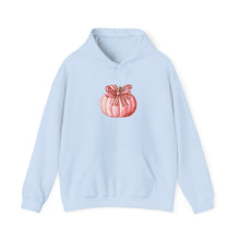 Load image into Gallery viewer, Fall-Themed Hoodie with Pumpkin Design, Cozy Sweatshirt for Autumn, Perfect for Halloween and Thanksgiving, Gift for Him/Her, Unisex [...]
