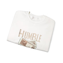 Load image into Gallery viewer, Humble Beginnings Crewneck Sweatshirt, Inspirational Gift, Cozy Casual Wear, Unisex Pullover, Motivational Apparel, Birthday Present
