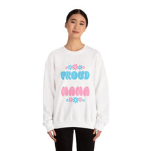 Load image into Gallery viewer, Proud Nana Crewneck Sweatshirt - Cozy Gift for Grandmothers, Family Gatherings, Birthdays, Mother's Day, Cool Weather

