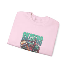 Load image into Gallery viewer, Zombie Graphic Sweatshirt | Unisex Heavy Blend™ Crewneck | Casual Wear, Halloween Apparel, Cozy Gift, Graphic Sweatshirt, Trendy Outfit
