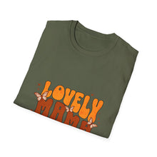 Load image into Gallery viewer, Lovely Mama Floral T-Shirt, Softstyle Tee, Gift for Mothers, Fun Family Top, Cute Mama Apparel, Spring Fashion
