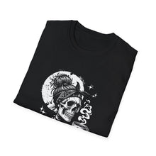 Load image into Gallery viewer, Gothic Skull T-Shirt, Edgy Casual Tee, Halloween Apparel, Unisex Graphic Shirt, Alternative Fashion, Spooky Style
