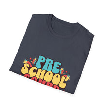 Load image into Gallery viewer, Playful Preschool Squad T-Shirt, Unisex Graphic Tee for Kids, Fun Birthday Gift, Back to School Apparel, Cute Family Outfit
