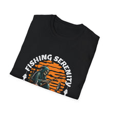 Load image into Gallery viewer, Unisex Fishing Serenity T-Shirt, Relaxed Life Tee for Fishing Enthusiasts, Outdoor Lover Gift, Casual Wear, Birthday Present, [...]
