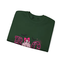Load image into Gallery viewer, Boo Ghost Halloween Sweatshirt, Unisex Cozy Crewneck, Spooky Season Apparel, Cute Halloween Gift, Fall Fashion
