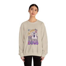 Load image into Gallery viewer, Halloween Ghost Sweatshirt, I'm Here for the Sincere Boos, Cozy Fall Apparel, Unisex Sweatshirt, Perfect for Halloween, Casual Wear
