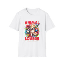 Load image into Gallery viewer, Animal Lovers Unisex T-Shirt | Perfect Gift for Pet Owners, Casual Wear, Animal Rescue Events, Birthdays, and More
