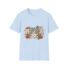 Load image into Gallery viewer, Fall Themed Mama T-Shirt, Halloween Shirt, Unisex Tee, Gift for Mom, Autumn Fashion
